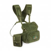 MARSUPIO MEGA SUEDE Porta Binocolo con Porta Termico Microsuede