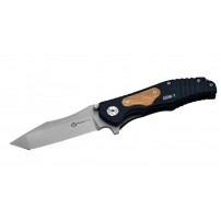 MASERIN ARM-1 LINE Coltello Tattico Ripiegabile con Lama 9,5cm e inserto in OLIVO