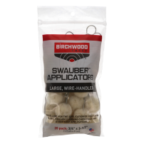 BIRCHWOOD Swauber Applicator Conf.da 20 tamponi con manico