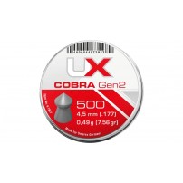 UX UMAREX COBRA Gen2 4.1927 Pallin i calibro 4,50mm 0.49g 7.56gr Conf. da 500 pallini