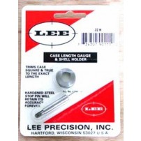 LEE 90111 CASE LENGTH GAUGE & SHELL HOLDER Calibro 22 Hornet