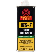 SHOOTER'S CHOICE MC-7 BORE CLEANER Liquido pulente ricondizionante da 118ml / 4OZ