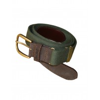 Cintura BENISPORT Elastica con fibbia ottone Verde