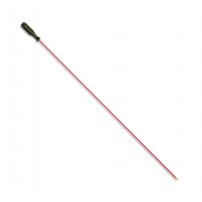 Bacchetta di pulizia rivestita in plastica per carabina. Diametro 5mm Lunghezza: 90cm su cuscinetti PASSO FEMMINA
