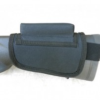 RA Sport Cheek Rest Leather Allineatore ottico per calcio in cordura NERO