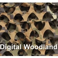 Rete mimetica CAMO SYSTEM 3D-DIGITAL CAMOUFLAGE NETTING Digital Woodland 6x2,20m