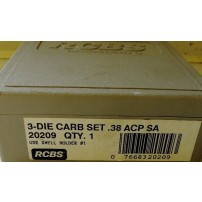 RCBS Carbide Die Set 20209 Cal.38 ACP 3pz