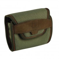 Portacolpi RISERVA 10 Celle Multicalibro in Cordura 1000D e Pelle Verde