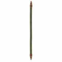 Tracolla RISERVA per fucile elastica e pelle 70-95cm Verde
