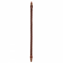 Tracolla RISERVA per Fucile elastica in Pelle a Nastro Intrecciato 70-95cm
