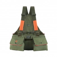 RISERVA Trisacca Tecnica Regolabile Cordura 500D RipStop Verde/AltaVisibilità cod.RV2251