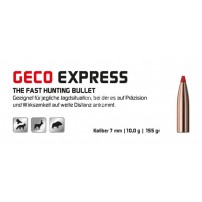 GECO EXPRESS Palle Cal.7mm.284'' 155grs Conf. da 50 palle Cod.2416985