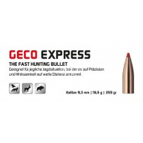 GECO EXPRESS Palle Cal.9 ,3mm.366'' 255grs Conf. da 50 Cod.2416988