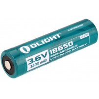 OLIGHT 18650 3400mAh 12.2Wh Batteria al Litio ad alte prestazioni RICARICABILE