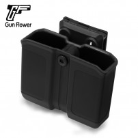 GUN&FLOWER Handcuff Case Porta caricatore doppio in polimero cod.GF-PMD21