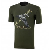 T-shirt TRABALDO IDENTITY T-SHIRT Woodcock-Beccaccia Verde