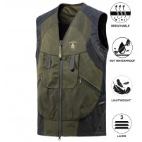 Gilet da Caccia TRABALDO SNIPER Titanial Light Cordura Ketratex Traspirante Black