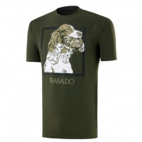 T-shirt TRABALDO IDENTITY T-SHIRT in Cotone Elasticizzato con stampa Setter