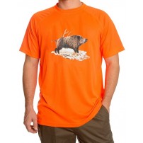 BARTAVEL T-shirt NATURE con Stampa Cinghiale
