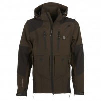 Giacca Impermeabile UNIVERS ALPI U-TEX Traspirante con manica staccabile Verde