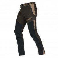 Pantalone UNIVERS OSLO in Softshell U-Tex Impermeabile e Traspirante Verde/Beige