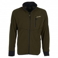 Micropile UNIVERS SASSOLUNGO Quadrettato Full Zip Verde Scuro