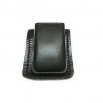 VEGA HOLSTER 1P02N Porta Caricatore Bifilare aperto in Cuoio Nero