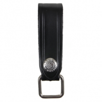 VEGA HOLSTER Passante e/o PortaChiavi con anello quadrato in Pelle Nero cod.1V03