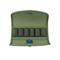 VEGA HOLSTER Giberna porta colpi per fucile in cordura da 6 colpi calibro 12 e 20 con celle elastiche e passante per cintura