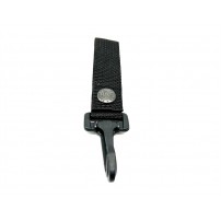 VEGA HOLSTER Passante e/o PortaChiavi nastro Moschettone Plastica Nero cod.2V16