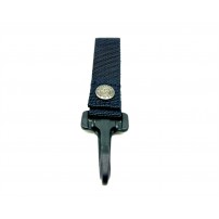 VEGA HOLSTER Passante e/o PortaChiavi nastro Moschettone Plastica Blu cod.2V16