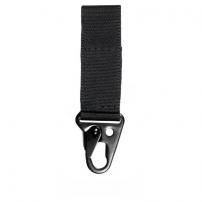VEGA HOLSTER Passante e/o PortaChiavi Nastro Mochettone Crocodile Nero cod.2V25