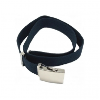 Cintura VEGA HOLSTER h4cm con fibbia neutra in Canapa Blu