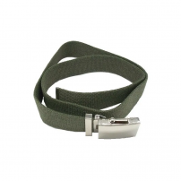 Cintura VEGA HOLSTER h4cm con fibbia neutra in Canapa Verde