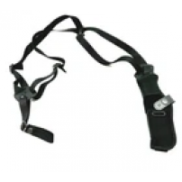 Fondina Ascellare Verticale VEGA HOLSTER Ambidestra in Cordura per BabyAuto e Revolver 2 1/2'' Nero Cod.A251