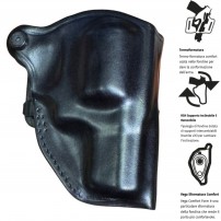 VEGA HOLSTER Fondina in Cuoio con 2 supporti e sicura per H&K P30 cod.TU130