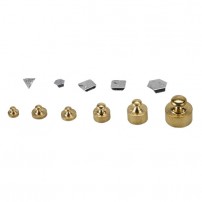 Set 11pz Pesi VENTURINI Ottone Lucido con Frazioni di grammo