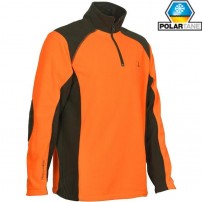 !!!!! PERCUSSION -50% !!!!! PERECUSSION Pile Mezza Zip Polartane Verde/Arancio