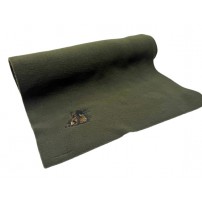 Sciarpa LE CHAMEAU Micro pile AntiPilling Ricamo Cinghiale Verde