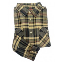 Camicia ZOTTA FOREST SELLA MAN 100% Cotone GreenPlaid