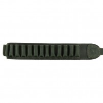 ARTIPEL Cartucciera per fucile in pelle Calibro 12 26celle Verde cod.CA04/12