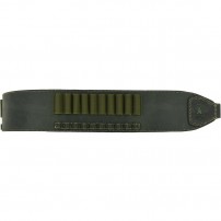 ARTIPEL Cartuccera per Carabina Pelle Ingrassato 20 Celle Elastiche Verde cod.CA06