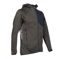 Pile BLATEX in Micropile Full Zip Elasticizzato Verde/Nero