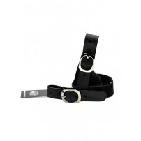 Cinghia RA SPORT Elastica per Fucile con inserti in pelle Nero