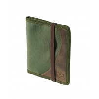 Portalicenza RISERVA Verde Rifinito Pelle Marrone 10x15cm