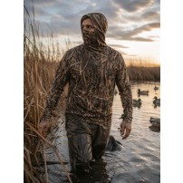 Maglia a manica lunga Tecnica BROWNING TEAMSPIRIT con Cappuccio Traspirante FastDry RealTreeMax7