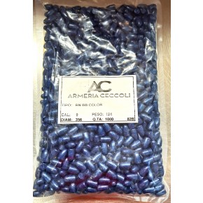 ARMERIA CECCOLI Palle Verniciate calibro 9mm.356 124 grani RN BB Conf. da 1.000 palle