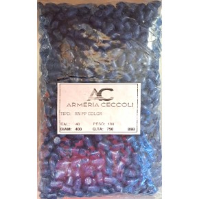 ARMERIA CECCOLI Palle Verniciate calibro 40.400 180 grani RN BB Conf. da 750 palle
