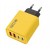 CARICABATTERIA 120W 3.0 Veloce per dispositivi elettronici con 2 porte USB e 2 USB C Colore GIALLO
