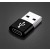 Adattatore da USB tipo C OTG a USB tipo A maschio colore NERO